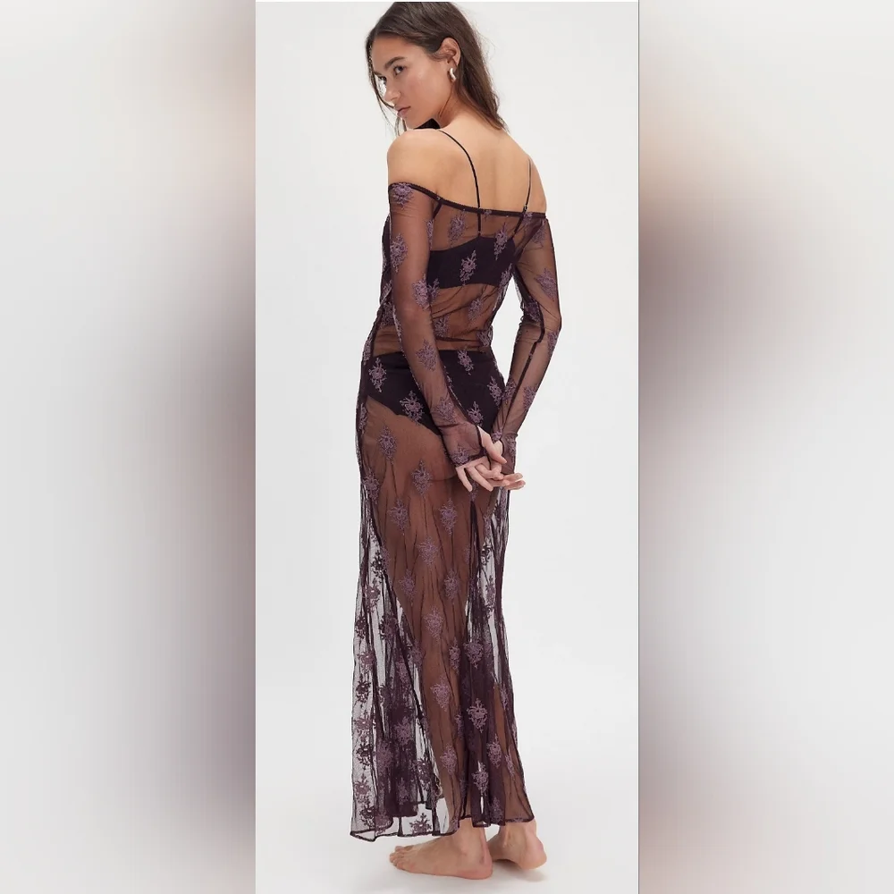 Free People Bali Cleo Maxi Slip Size Medium - Picture 2 of 14